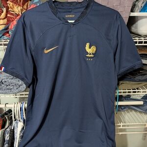 Nike Men's Navy Blue Soccer Jersey